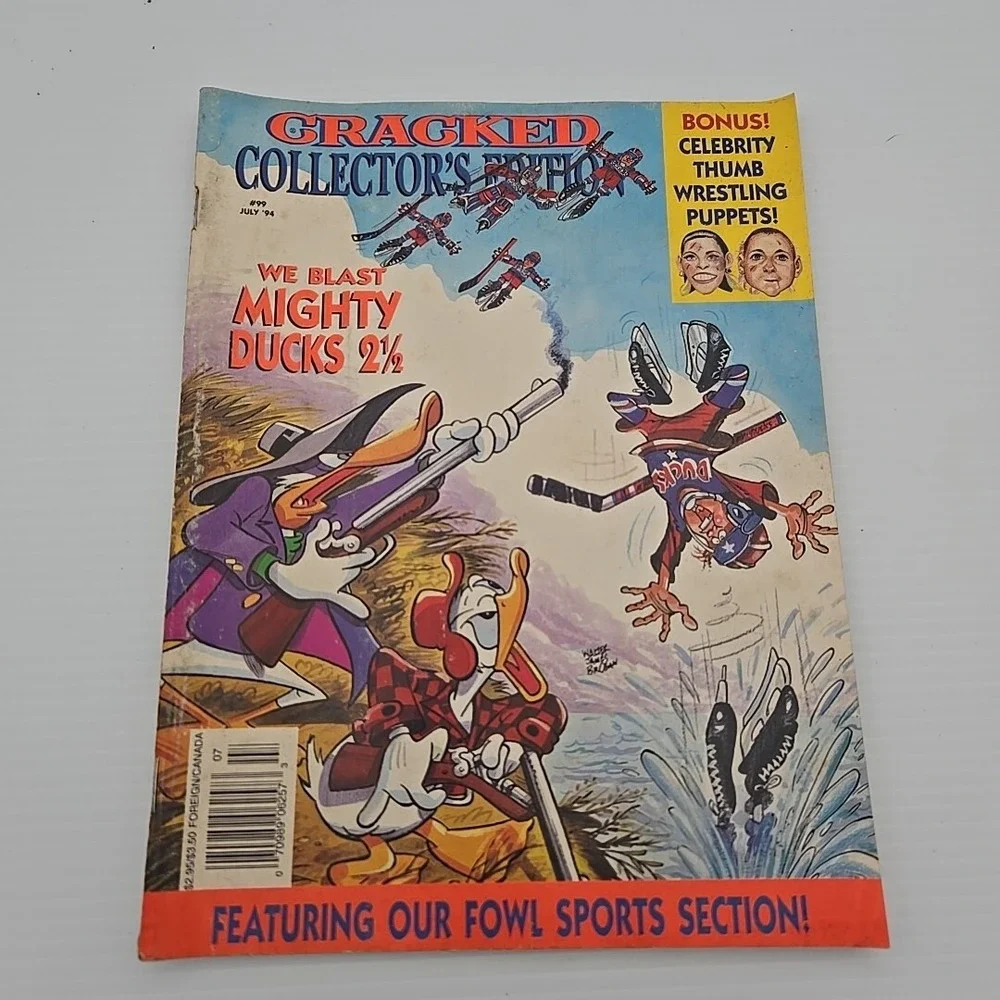 CRACKED COLLECTORS EDITION #99 JULY 94‎ WITH CELEBRITY PUPPETS